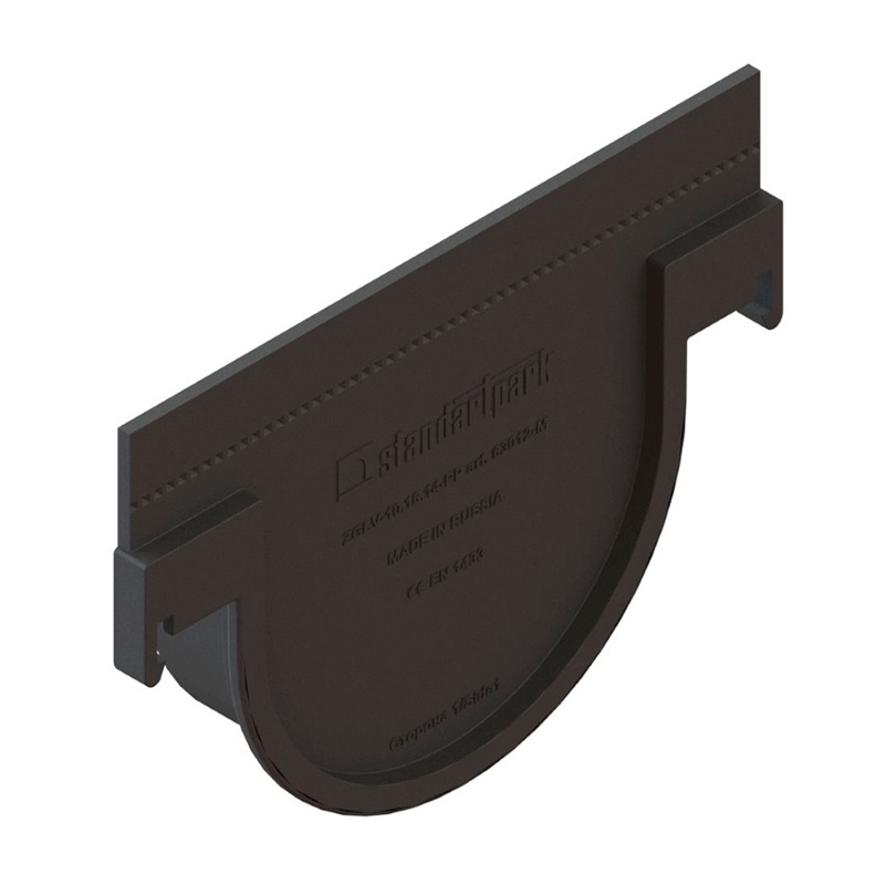 
                            Заглушка торцевая для лотка Standartpark Basic 8020-М, 63012-М                        