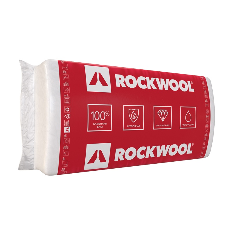 
                            Утеплитель Rockwool Каркас Баттс, 1000x600x100 мм (6 шт.)                        